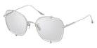 Dita® TALON-THREE Eyeglasses DT DTX442-A-03 52 - Crystal Clear/White Gold