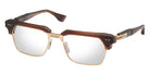 Dita® STATESMAN-SEVEN Eyeglasses DT DTX443-A-02 55 - Matte Root Beer/Antique White Gold