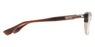 Dita® STATESMAN-SEVEN Eyeglasses DT DTX443-A-02 55 - Matte Root Beer/Antique White Gold