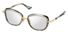 Dita® LITAVU Eyeglasses DT DTX444-A-01 54 - Yellow Gold/Ink Swirl