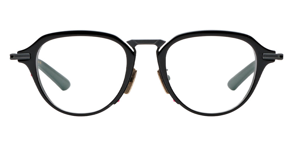 Dita® AEGEUS-THREE Eyeglasses DT DTX447-A-01 50 - Black/Matte Black/White Gold