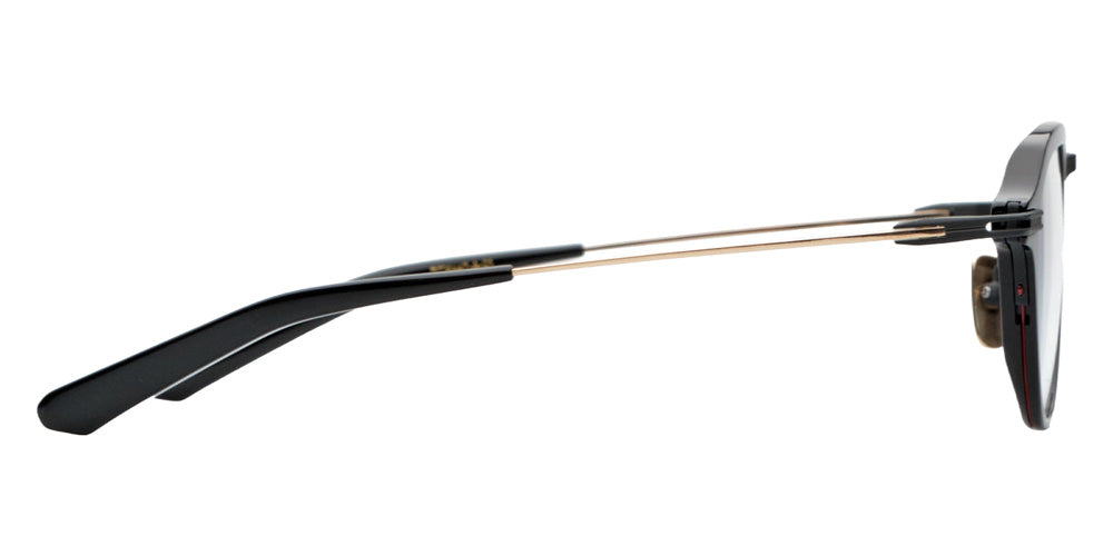 Dita® AEGEUS-THREE Eyeglasses DT DTX447-A-01 50 - Black/Matte Black/White Gold