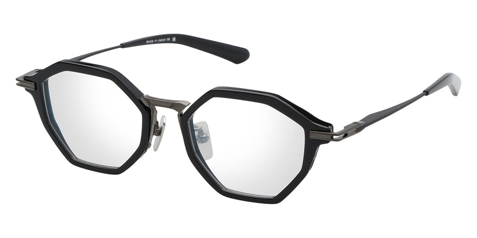 Dita® AEGEUS-FOUR Eyeglasses DT DTX448-A-01 50 - Black/Brushed Black Palladium