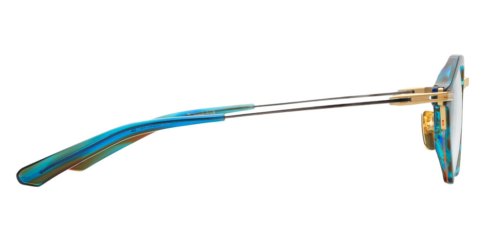 Dita® AEGEUS-FOUR Eyeglasses DT DTX448-A-03 50 - Digital Swirl/Matte Yellow Gold