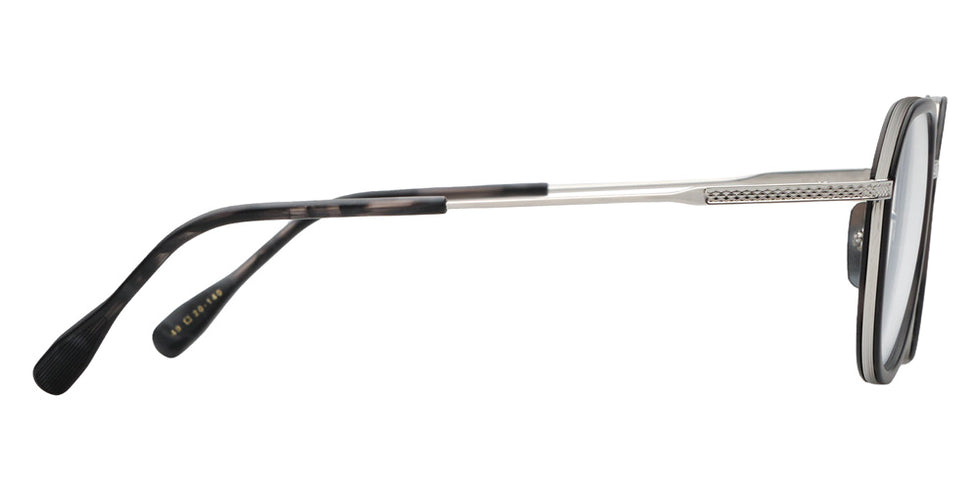 Dita® AVIATIA-FOUR Eyeglasses DT DTX453-A-01 49 - Black Obsidian/Silver