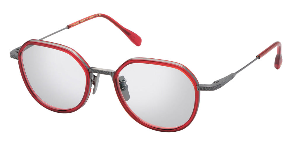 Dita® AVIATIA-FOUR Eyeglasses DT DTX453-A-03 49 - Ruby Crystal/Antique Dark Gun
