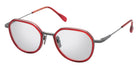 Dita® AVIATIA-FOUR Eyeglasses DT DTX453-A-03 49 - Ruby Crystal/Antique Dark Gun