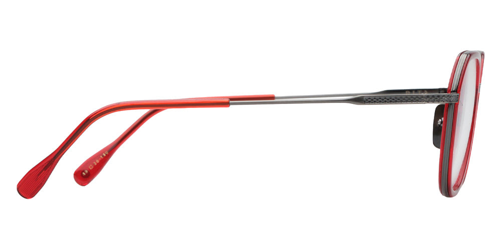 Dita® AVIATIA-FOUR Eyeglasses DT DTX453-A-03 49 - Ruby Crystal/Antique Dark Gun