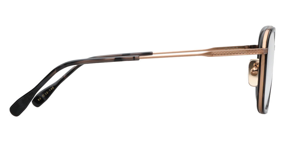 Dita® AVIATIA-FIVE Eyeglasses DT DTX454-A-01 50 - Black Obsidian/Brushed Rose Gold