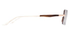 Dita® EYMORI Eyeglasses DT DTX462-A-01 57 - White Gold/Golden Timber