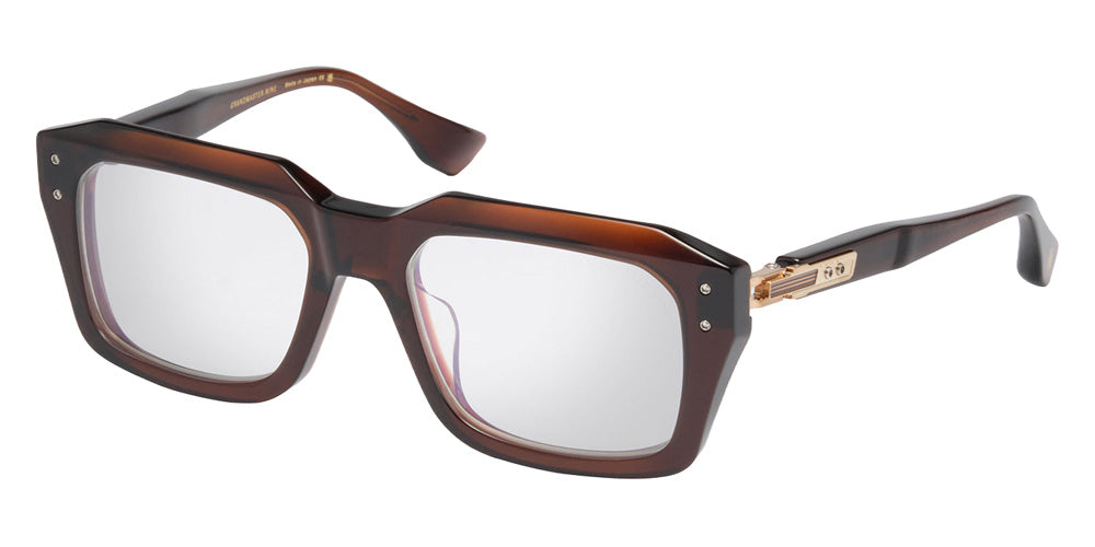 Dita® GRANDMASTER-NINE Eyeglasses DT DTX464-A-02 54 - Root Beer/Antique White Gold