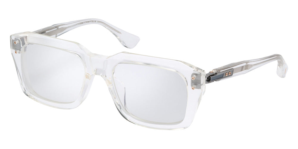 Dita® GRANDMASTER-NINE Eyeglasses DT DTX464-A-03 54 - Crystal Clear/Antique Silver