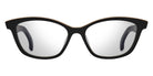 Dita® SAHVANA Eyeglasses DT DTX481-A-01 52 - Black Glass/White Gold