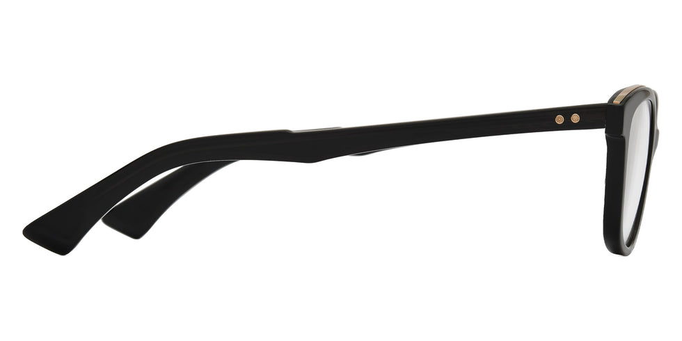 Dita® SAHVANA Eyeglasses DT DTX481-A-01 52 - Black Glass/White Gold