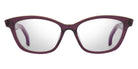 Dita® SAHVANA Eyeglasses DT DTX481-A-03 52 - Purple Glass/Brushed White Gold