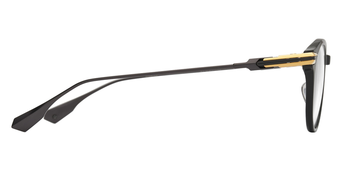 Dita® ASHIUM Eyeglasses DT DTX485-A-01 47 - Black/Yellow Gold/Black Iron