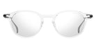 Dita® ASHIUM Eyeglasses DT DTX485-A-03 47 - Crystal Clear/Antique Silver/Black Iron