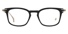 Dita® EYCARUS Eyeglasses DT DTX486-A-01 47 - Black/White Gold/Shiny Silver