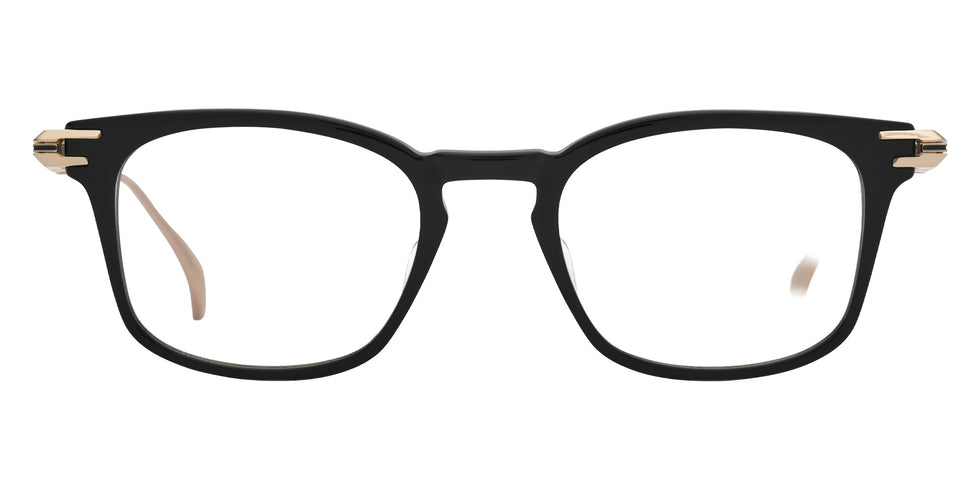 Dita® EYCARUS Eyeglasses DT DTX486-A-01 47 - Black/White Gold/Shiny Silver