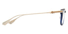 Dita® EYCARUS Eyeglasses DT DTX486-A-03 47 - Future Dusk Blue/Shiny Silver/White Gold