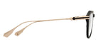 Dita® OKULUS Eyeglasses DT DTX487-A-01 49 - Black/White Gold/Black Iron