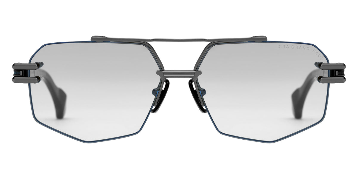 Dita® GRAND-DEUS Eyeglasses DT DTX488-A-02 59 - Antique Silver/Black