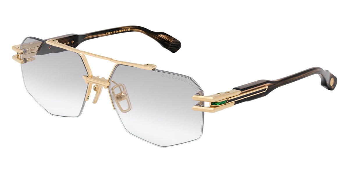 Dita® GRAND-DEUS Eyeglasses DT DTX488-A-03 59 - White Gold/Burnt Timber