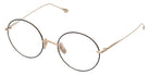 Dita® Believer Eyeglasses DT DTX506-52-03-Z 52 - Black Rhodium/White Gold