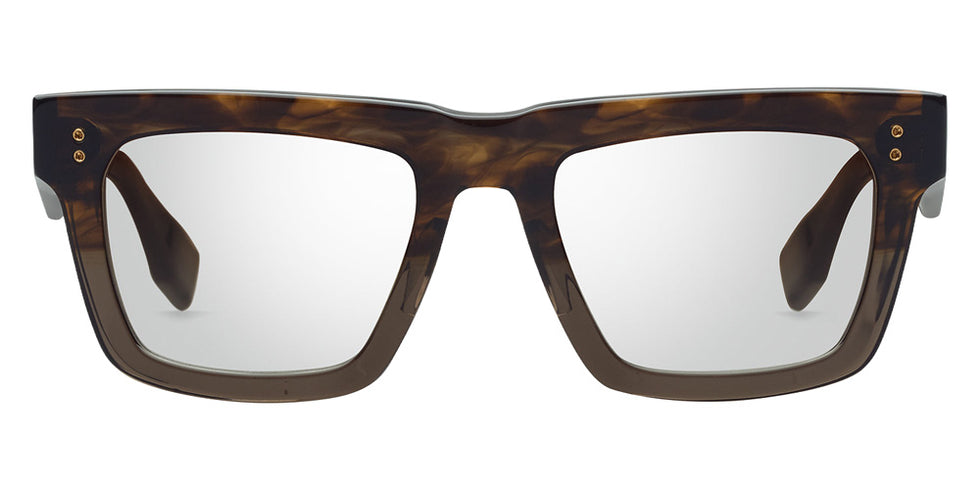 Dita® MASTIX Eyeglasses DT DTX712-A-02 54 - Brown Swirl to Crystal Brown