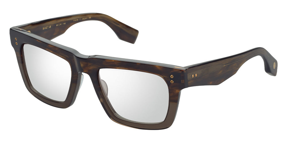 Dita® MASTIX Eyeglasses DT DTX712-A-02 54 - Brown Swirl to Crystal Brown