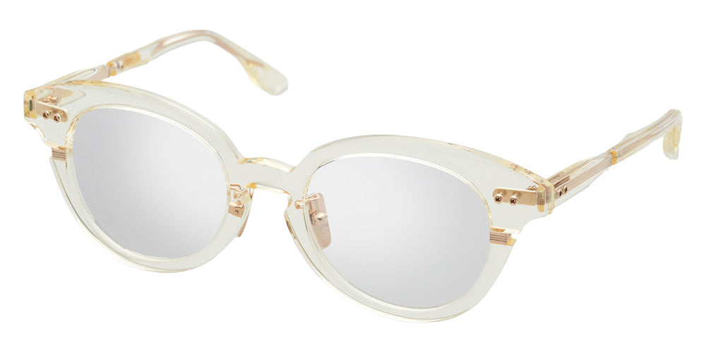 Dita® LINEUS-TWO Eyeglasses DT DTX730-A-03 51 - Vintage Clear/White Gold