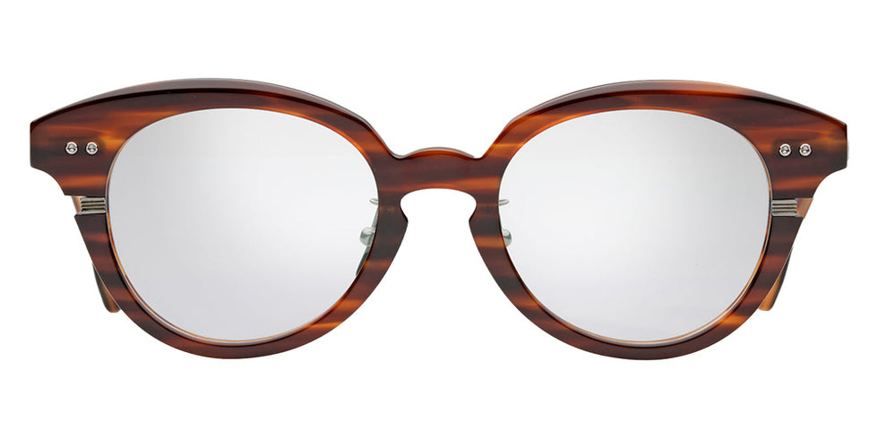 Dita® LINEUS-TWO Eyeglasses DT DTX730-A-04 51 - Chestnut Swirl/Antique Dark Gun