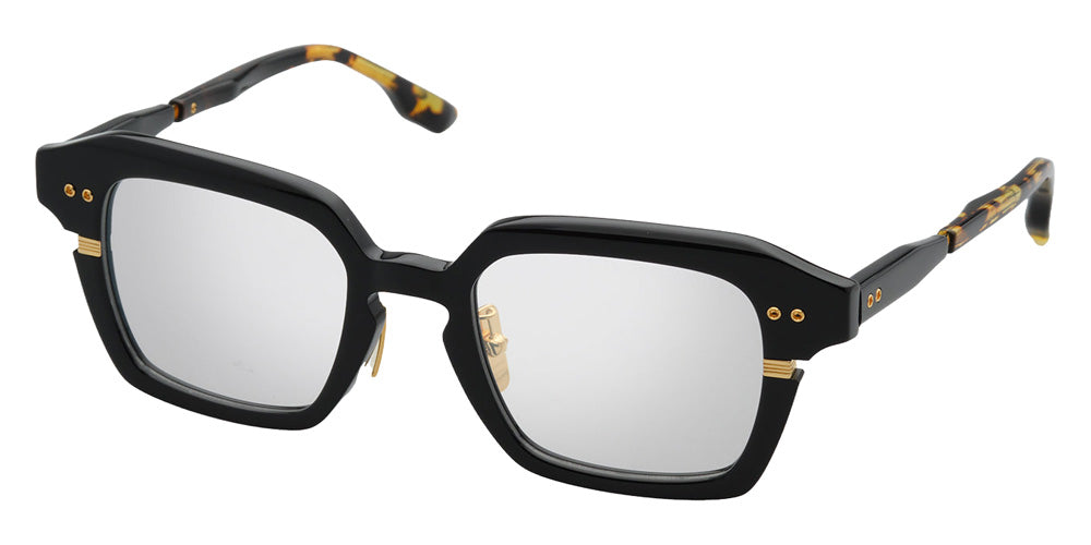 Dita® LINEUS-THREE Eyeglasses DT DTX731-A-01 49 - Black/Yellow Gold/Edo Tortoise