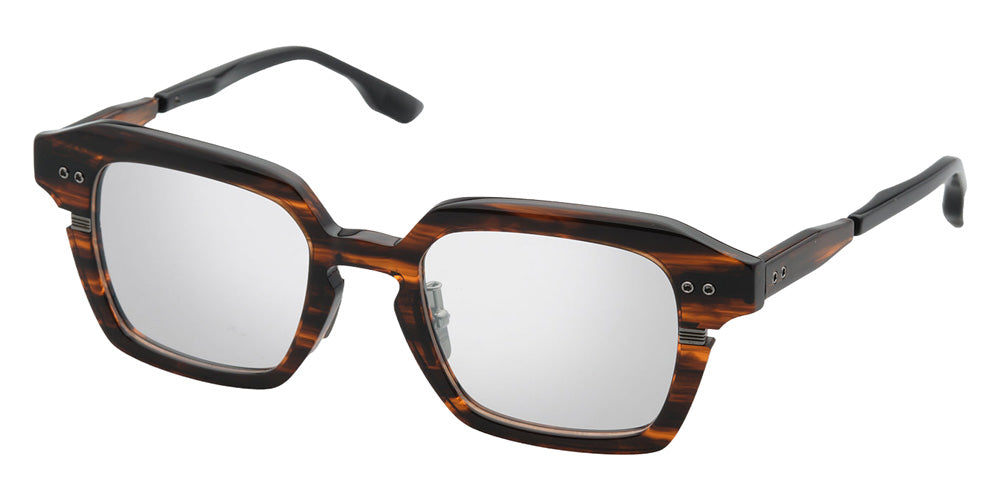 Dita® LINEUS-THREE Eyeglasses DT DTX731-A-02 49 - Fire Swirl/Brushed Dark Gun