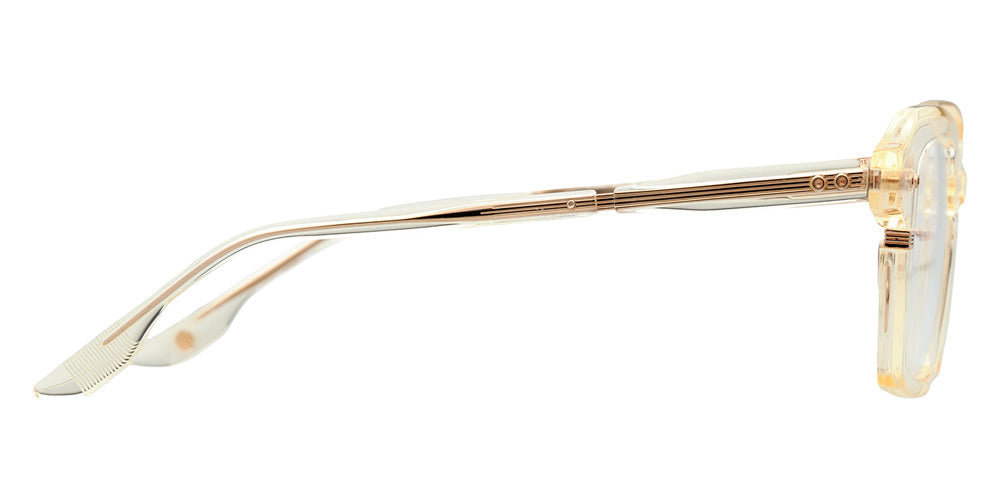 Dita® LINEUS-THREE Eyeglasses DT DTX731-A-04 49 - Vintage Clear/White Gold