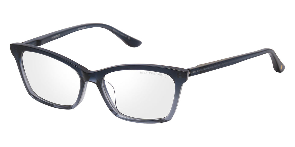 Dita® PERSPECT Eyeglasses DT DTX748-A-03 53 - Indigo Gradient/Blue Glass