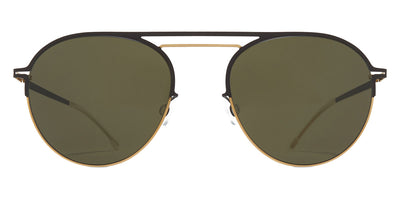 Mykita® DUANE MYK DUANE Gold/Dark Brown / Raw Green Solid 51 - Gold/Dark Brown / Raw Green Solid Sunglasses