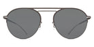 Mykita® DUANE MYK DUANE Shiny Graphite/Mole Grey / Mirror Black 51 - Shiny Graphite/Mole Grey / Mirror Black Sunglasses