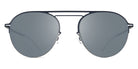 Mykita® DUANE MYK DUANE Silver/Navy / Light Silver Flash 51 - Silver/Navy / Light Silver Flash Sunglasses