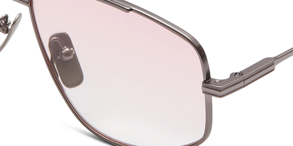 Oliver Goldsmith® EAGLE WS OG EAGLE WS Pink/Gun 55 - Pink/Gun Sunglasses