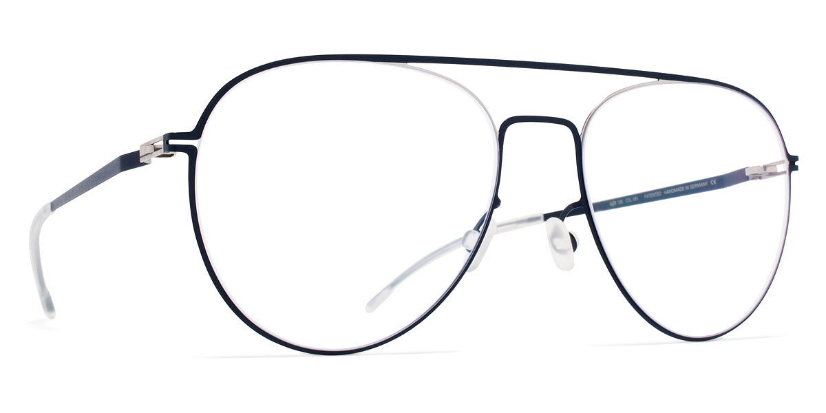 Mykita® EERO MYK EERO Silver/Navy 56 - Silver/Navy Eyeglasses