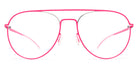 Mykita® EERO MYK EERO Silver/Neon Pink 56 - Silver/Neon Pink Eyeglasses
