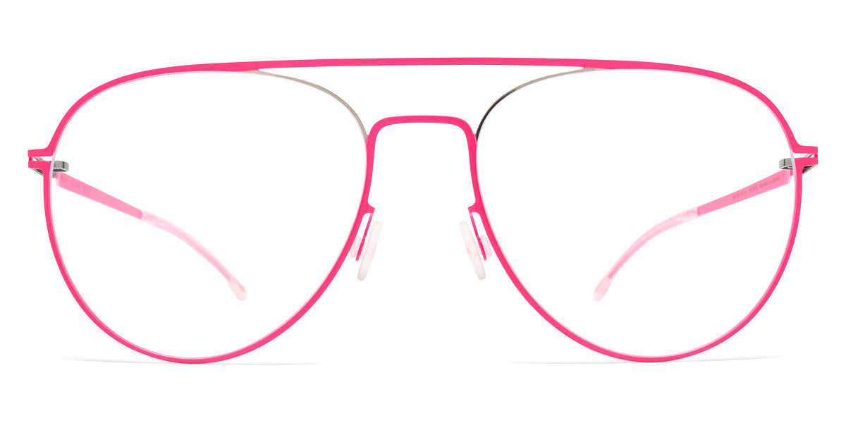 Mykita® EERO MYK EERO Silver/Neon Pink 56 - Silver/Neon Pink Eyeglasses