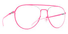 Mykita® EERO MYK EERO Silver/Neon Pink 56 - Silver/Neon Pink Eyeglasses