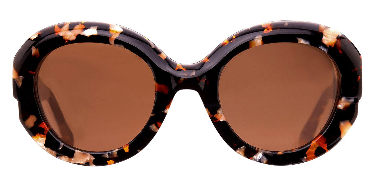 【エマ】 Emmanuelle Khanh® EK 6561 Round Sunglasses - EuroOptica