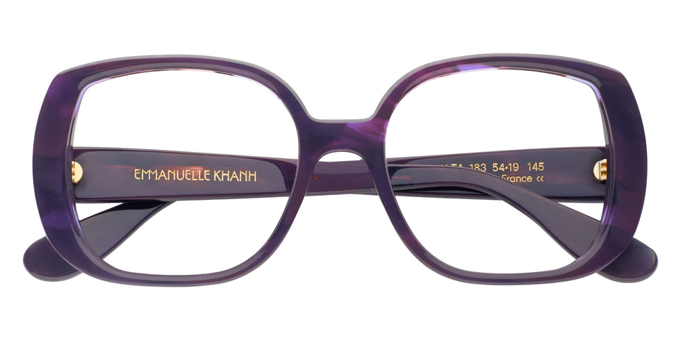 Emmanuelle Khanh® ALTA Eyeglasses EK ALTA-183 52 - Moire Violet