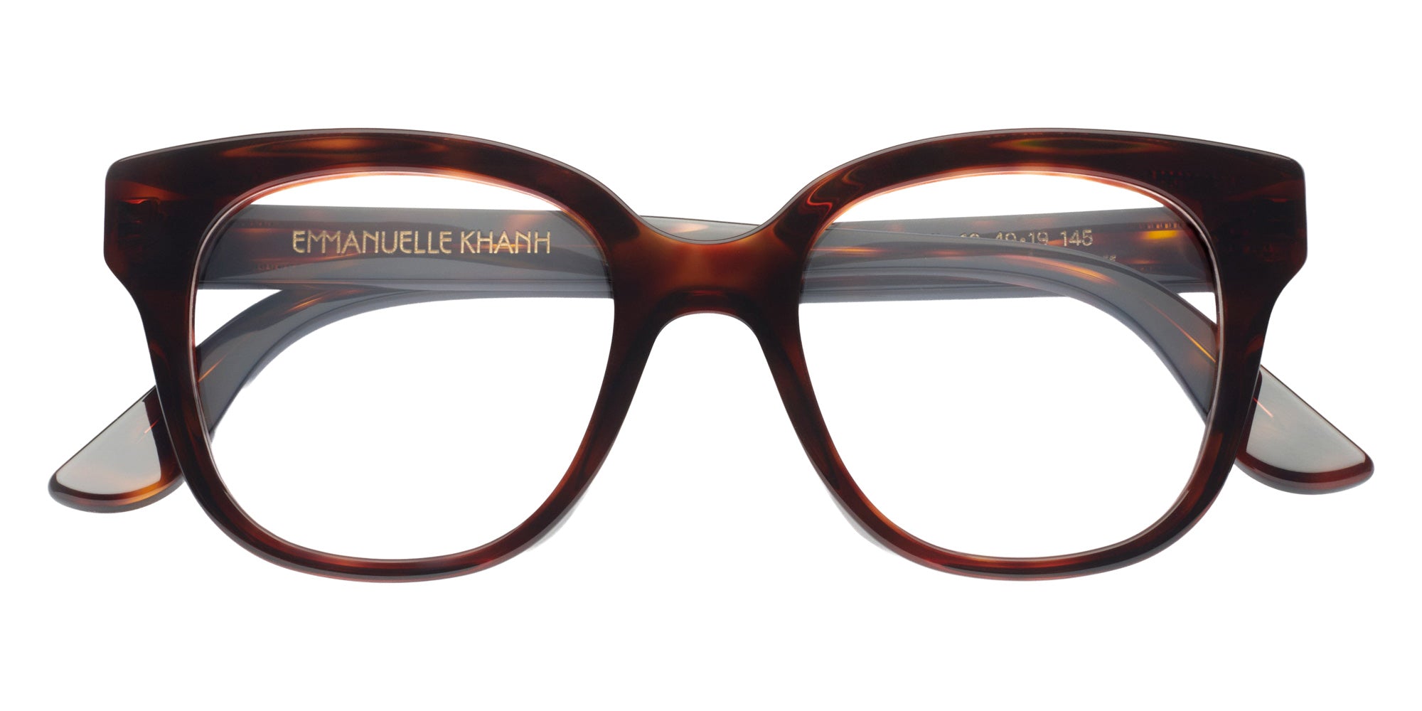 Emmanuelle Khanh® APRIL Eyeglasses EK APRIL-18 49 - Ecaille Foncee