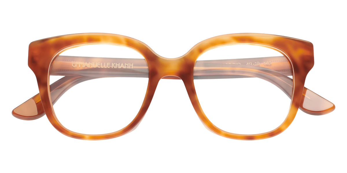 Emmanuelle Khanh® APRIL Eyeglasses EK APRIL-296 49 - Ecaille Tabac Bio