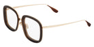 Emmanuelle Khanh® ARIES Eyeglasses EK ARIES-317 48 - Brun Cristal