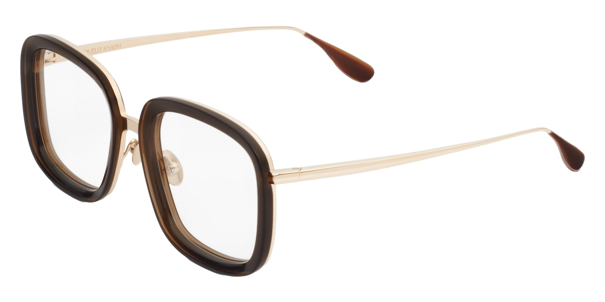 Emmanuelle Khanh® ARIES Eyeglasses EK ARIES-317 48 - Brun Cristal